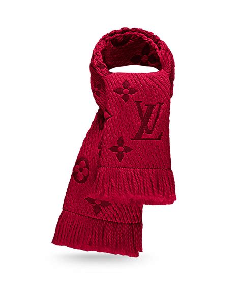 lv red wool scarf|Lv scarf black.